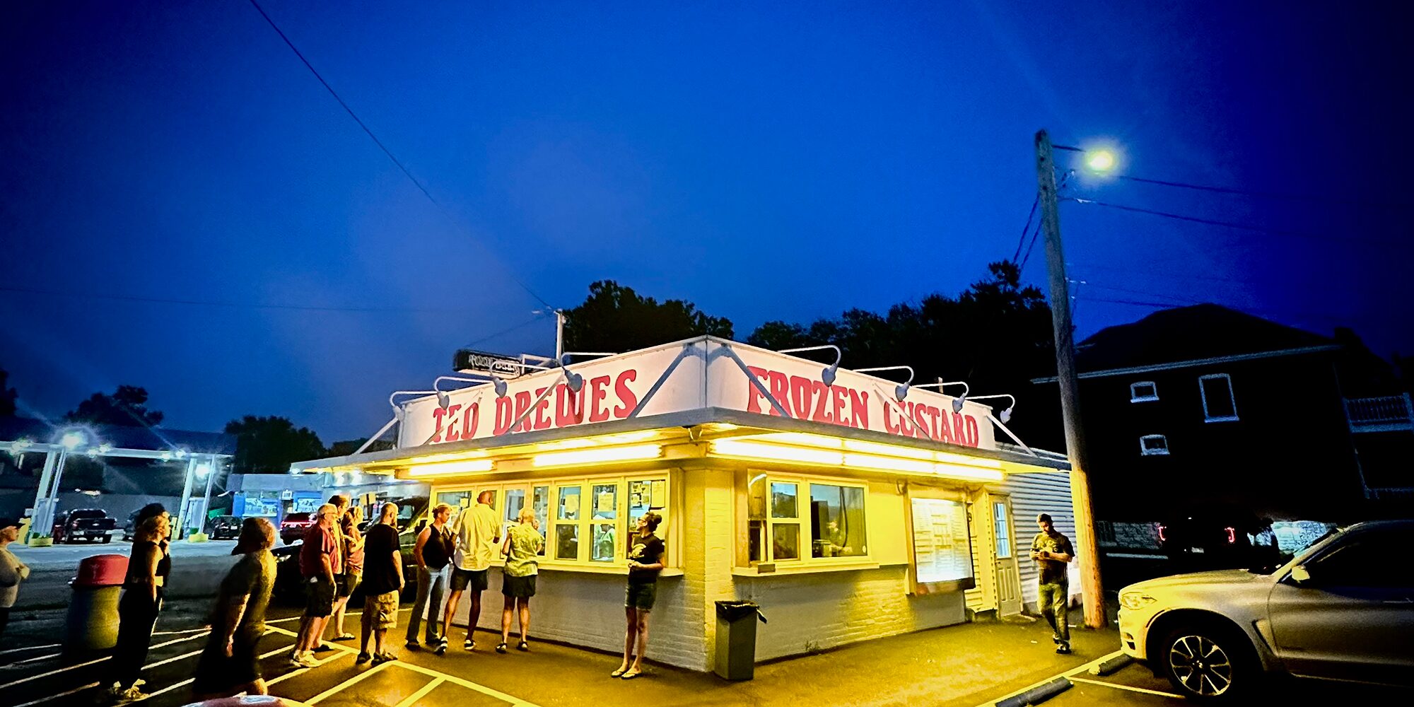 The Ted Drewes Frozen Custard stand on South Grand Boulevard in Dutchtown, St. Louis, MO.