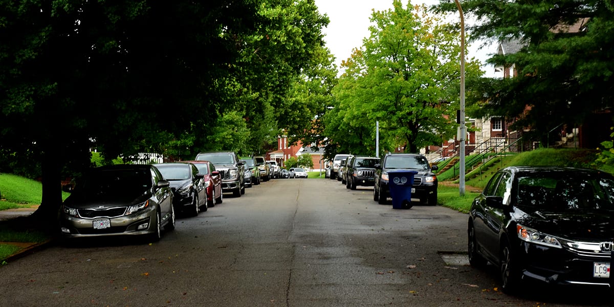 The 4200 block of Louisiana Avenue in the Dutchtown neighborhood of St. Louis.